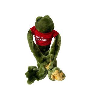 ASI Plush Green YMCA Sticky Hands Hanging Frog Stuffed Animal